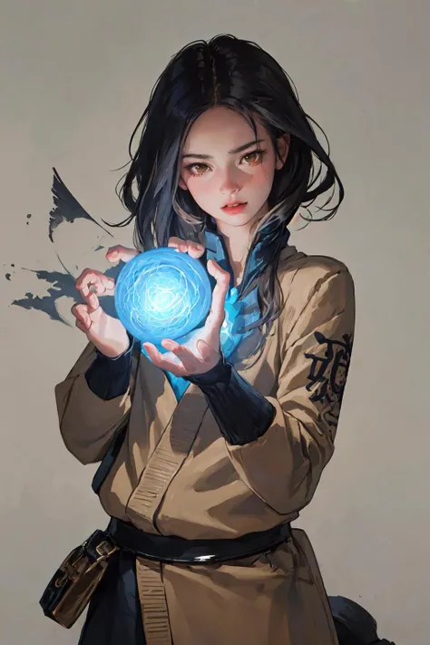 <lora: Rasengan:1>, rasengan, bluelight, (best quality:1.3), (extremely intricate, detailed skin, detailed light, detailed shadow:1.1), (realistic, realistic_background, high_resolution, distinct_image)
