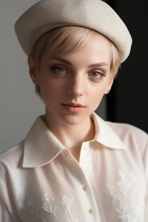 DEN_luventa_SG,
in Paris wearing a (shirt:1.3) and (beret:1.2), france, (French:1.2), Paris, Eifel tower, scenic,
bokeh, f1.4, 40mm, photorealistic, raw, 8k, textured skin, skin pores, intricate details <lora:epi_noiseoffset2:1>, epiCRealism, <lora:ClothingAdjuster3:-0.8>