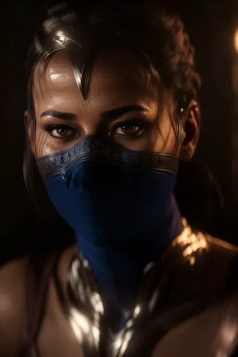 <lora:kitana:0.8>, kitana, masterpiece, best quality, ultra high res, (photorealistic:1.4), raw photo, finely detail, ultra detailed, highres, best shadow, sharp, focus, 8k UHD, DSLR, high quality, solo, 1girl, mask, brown eyes, looking at viewer, mouth mask, portrait, realistic, covered mouth,