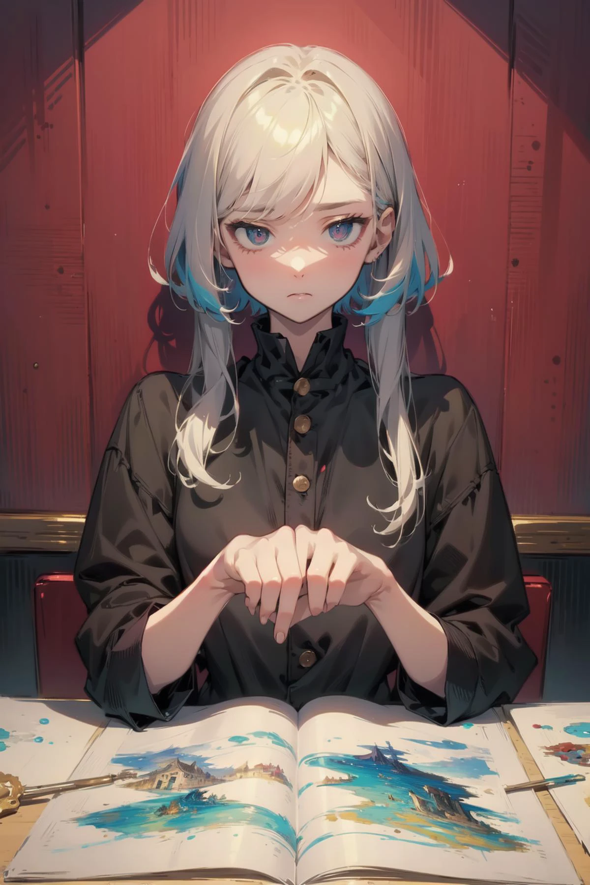 ((best art ,illustration,masterpiece,best quality:1.25)),solo, perfect hands,perfect fingers,flirting with viewer,cinematic composition, <lora:HerrscherAGGA2023_Little_Netizen:0.8> AGGA_ST012, disdainful eyes