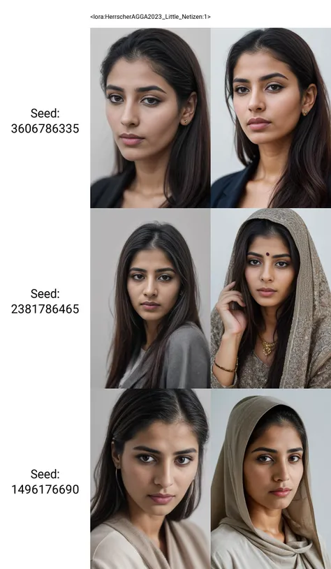 portrait, RAW photo, pakistani woman,AGGA_ST012, disdainful eyes, (white background:1.1), 8k uhd, dslr, soft lighting, high quality, film grain, Fujifilm XT3, <lora:HerrscherAGGA2023_Little_Netizen:1>