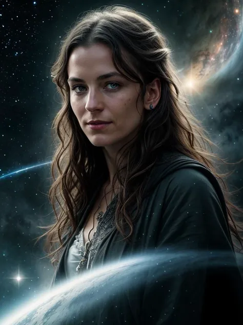ultra realistic, dark and moody official art of the amazing beautiful South Sandwich Islander woman with a small smile (victorian theme:1.1) (glowing eyes:1.05), embodied star constellation, star sign, at peace, occult, cancer, patterns, astral , galaxies, bright lights, cosmic light, aura, bloom, metaphysics, enlightenment, floating particles, backlighting, cosmic space background, ethereal atmosphere, . cinematic lighting, sharp focus, by pascal blanche, rutkowski, repin, artstation, hyperrealism painting, concept art of detailed character design, matte painting, 4k resolution, lord of the rings