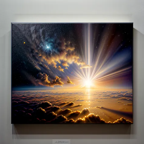 masterpiece, best quality, (photorealistic),High quality texture, intricate details, detailed texture, High quality shadow, the sun shining through the clouds in the sky, a painting by Li Shida, Artstation, space art, reimagined by industrial light and magic, tesseract, official art  <lora:add_detail:0.8> <lora:more_details:0.8>