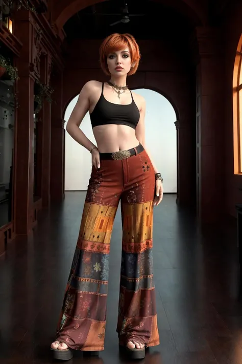 <lora:hiptrous_v3:0.8>
masterpiece, highly detailed 8k, best quality, volumetric lighting, volumetric lighting, intricate
1girl in hiptrous pants, orange pixie cut with bangs , Full Length, Dark Sand Brown eyes
ship background