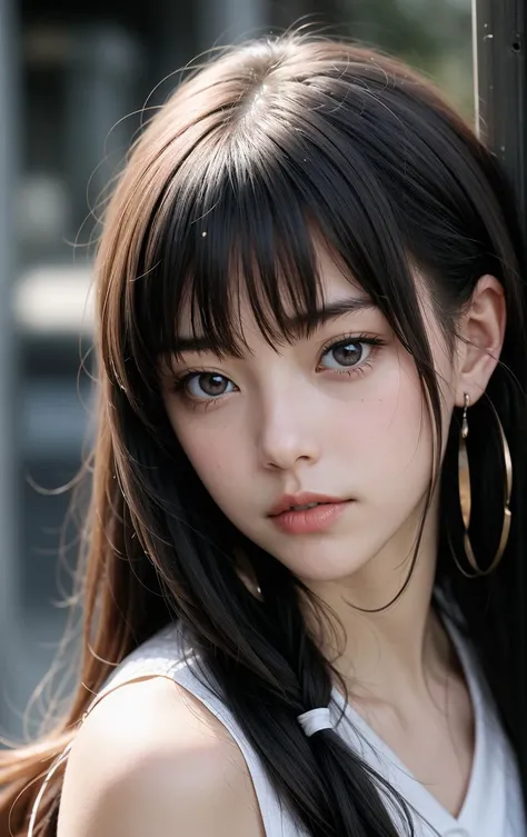 A very high resolution image from Sisters of Wellber anime, face Shot