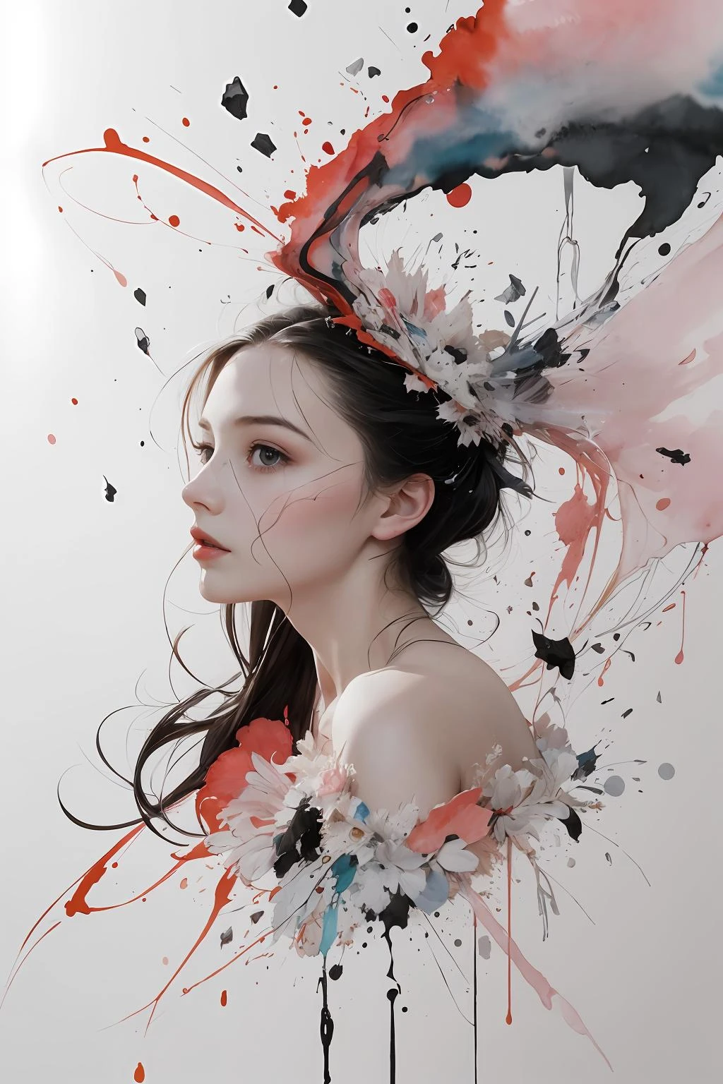 1girl,beautiful and aesthetic,the most beautiful form of chaos,elegant,a brutalist designed,
Januz Miralles contemporary,watercolor,vivid color,