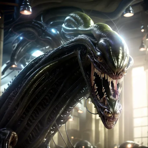 Alien creature <lora:JourneyLoRA:1>, (good composition), (in frame), centered, 8k, 4k, detailed, attractive, beautiful, impressive, photorealistic, realistic, cinematic composition, volumetric lighting, high-resolution, vivid, detailed, stunning, professional, lifelike, crisp, flawless, DSLR, 4k, 8k, 16k, 1024, 2048, 4096, detailed, sharp, best quality, high quality, highres, absurdres