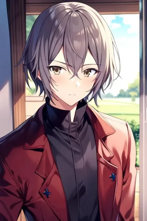 masterpiece, best quality, , 1boy, solo, male focus, looking at viewer, , , <lora:ryou_kaidai:0.74>, ryou_kaidai, grey hair, brown eyes, , islamic golden age,