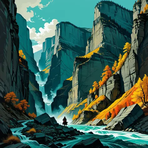 by Duncan Fegredo and Abigail Larson, hyper detailed, professional poster art, bold lines, award winning, trending on ArtStation , (intricate details, masterpiece, best quality:1.4), looking at viewer, dynamic pose
charming Canyon
unsettled weather
Théodore Géricault
GTA-style artwork . satirical, exaggerated, pop art style, vibrant colors, iconic characters, action-packed