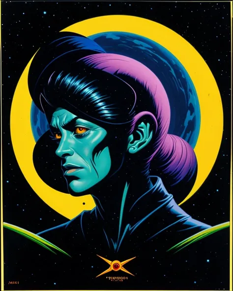 famous artwork by by Kelly Freas about a horrible monster from planet X,, (masterpiece:1), (best quality:1), high contrast, strong shadows, outlines, <lora:novel:0.2>, <lora:realistic:0.3>, <lora:sharpen-soften:-0.3>, <lora:GoodHands-beta2:0.8>,