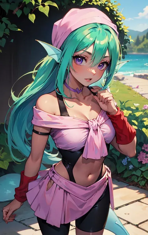 (masterpiece), (detailed eyes), perfect face, professional photography, joyful mood, natural lighting, long legs, (joyful laugh), High Elf, Pastel green hair, (((ahoge french braids))), tan skin, small breasts, small hips, big waist, red lips, eyeliner, blush, freckles,
BREAK,
((((Layers of colorful accessories)))), baby pink designer heels, mismatched thigh-highs, (oversized bows), (statement decora fashion), (((plethora of kawaii accessories))), the character starring in a Harajuku-themed fashion editorial for a renowned magazine, BREAK, (((photoshoot takes place against iconic Harajuku backdrops))), capturing the essence of the district's diverse fashion culture