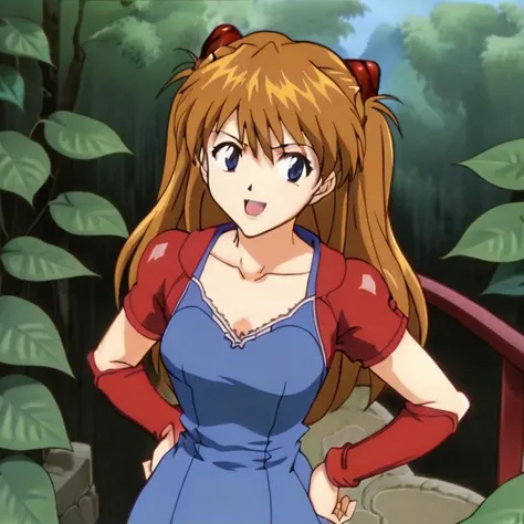 <lora:souryuu_asuka_langley:0.7> 1girl,solo, souryuu_asuka_langley, (exceptional, best aesthetic, new, newest, best quality, masterpiece, extremely detailed, anime, waifu:1.2),casual clothes, medium breasts, courtyard, gender smile, plants