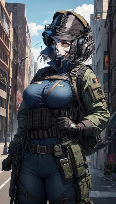 masterpiece, best quality, Ghost, Ghostmask <lora:GhostMask:1>, looking at viewer,