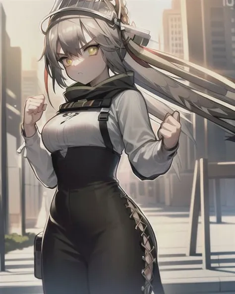 <lora:fartooth:1>, 1girl, angry, (masterpiece), 4k, 8k, highres, high resolution, beautiful, anime, amazing, girl, detailed, standing in city park