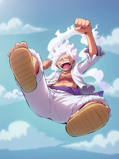 score_9, score_8_up, score_7_up, BREAK, source_anime, source_cartoon
(Gearfive:1.0), LAUGH, In sky, free fall, in the air, falling, mid air, fly