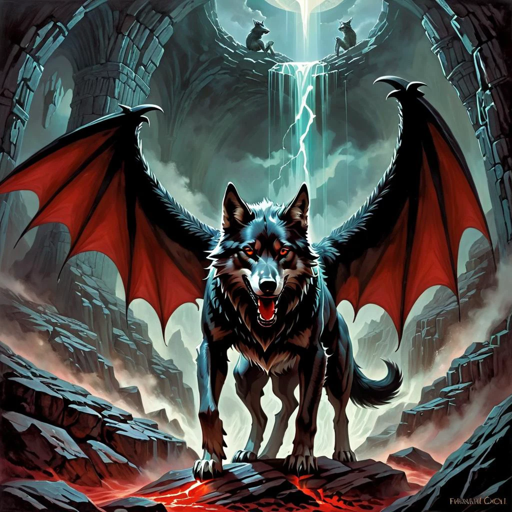 Whimsical and Playful, peculiar Cavern
disturbed weather
Fenrir - Monstrous wolf in Norse mythology.
Francine Van Hove Marc Simonetti Clovis Trouille
Light Red Burgundy Cinnamon
medieval
Dark Fantasy Art . dark, moody, dark fantasy style
ethereal fantasy concept art of . magnificent, celestial, ethereal, painterly, epic, majestic, magical, fantasy art, cover art, dreamy
<lora:dark_fantasy_art:1>, imaginative, fantastical, bight colors, stylized, happy, Whimsical and Playful