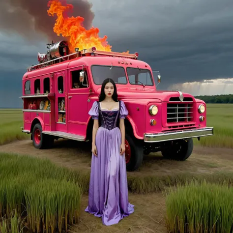 Whimsical and Playful, conventional Marsh
nasty weather
Banshee - A female spirit whose mournful wails foretell death and misfortune.
Willem van Haecht Arshile Gorky Zhang Kechun
Grapefruit Pink Lavender Fire Truck Red
medieval
Volumetric Lighting . light depth, dramatic atmospheric lighting, volumetric lighting
DMT Art Style . bright colors, surreal visuals, swirling patterns, DMT art style
<lora:dark_fantasy_art:1>, imaginative, fantastical, bight colors, stylized, happy, Whimsical and Playful