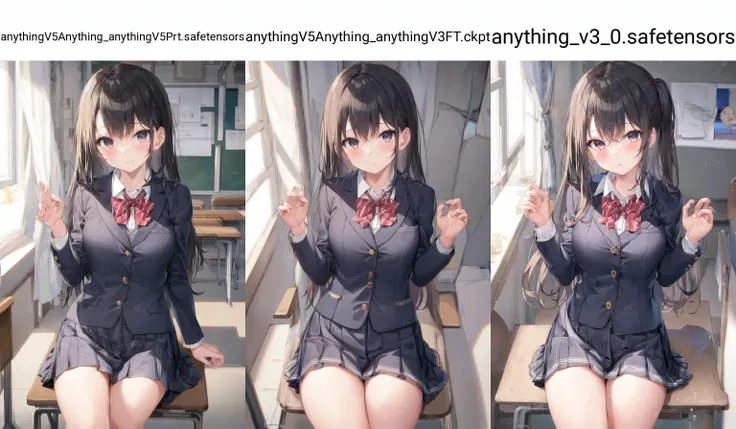 masterpiece, best quality, 1girl, school uniform,