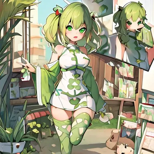 ((masterpiece)),(((best quality))),((ultra-detailed)),((illustration)),solo, 1girl, mask, t-shit,letterboxed, mouth_mask, surgical_mask, green_eyes,looking at viewer,chibi,full body, <hypernet:easynegative:1.0>