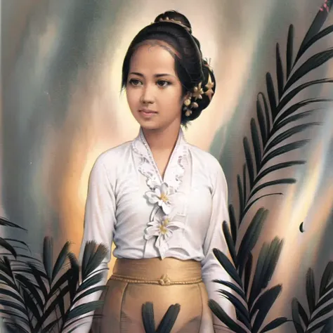 Solo, Kartini, Indonesia Heroes, Woman, (Masterpiece:1.2, high quality), (pixiv:1.4), (1girl:1.2), (solo:1.2)