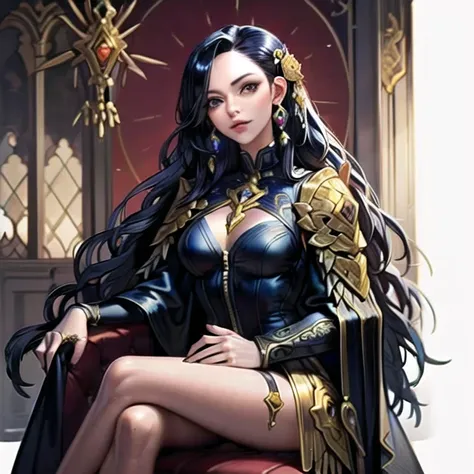 (masterpiece:1.4), (best quality:1.4),extremely detailed, intricate, hyper detailed, 1girl, dress, (unzipped:1.2), , black_hair , downblouse, crossed legs, portrait
<lora:MonableV2:0.65>