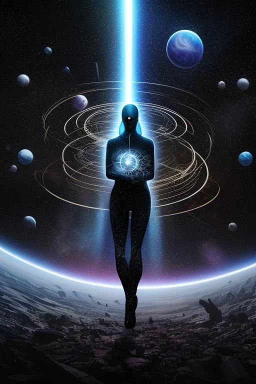 time and space surrounded by chaos