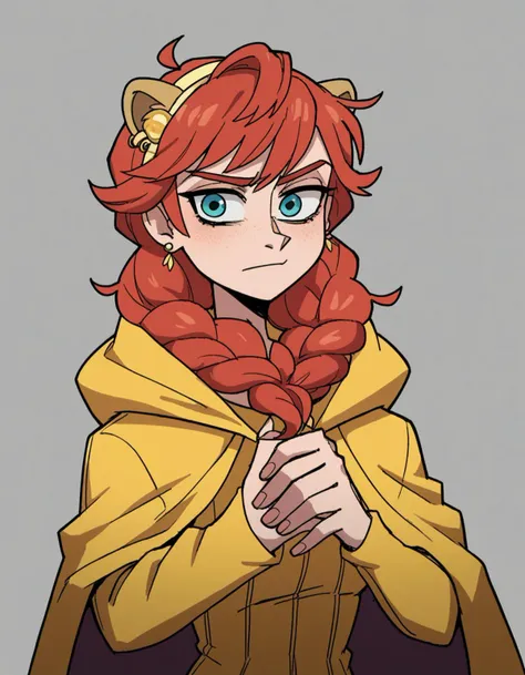 zPDXL, score_9, score_8_up, score_7_up, source_anime, 8k, absurdres, 
1girl, solo,  <lora:Vanitaker:1> vanitaker, Anna \(frozen\), red hair, wearing Yellow lion costume with mane, lion ear headband, yellow leggings, yellow boots, upper body, portrait,