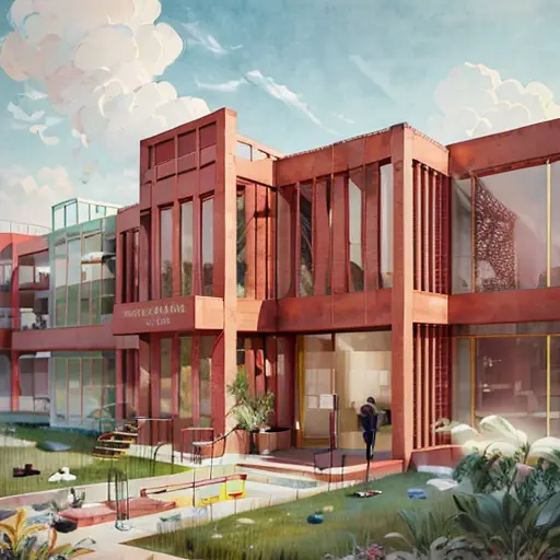 ((masterpiece)), ((best quality)) zarch_illustration <lora:ZarchIllustration_v3:0.85>architecture,outdoors,plant