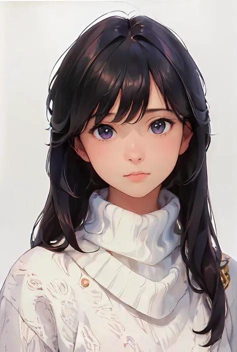(masterpiece, realistic, ultra high res, high quality:1.2),
1girl, (young),(no make-up), black hair,
in white knit sweater ,
portrait, old photo, 80s style , dynamic pose, studio,
((akinanakamori)) <lora:akinanakamori:0.7>