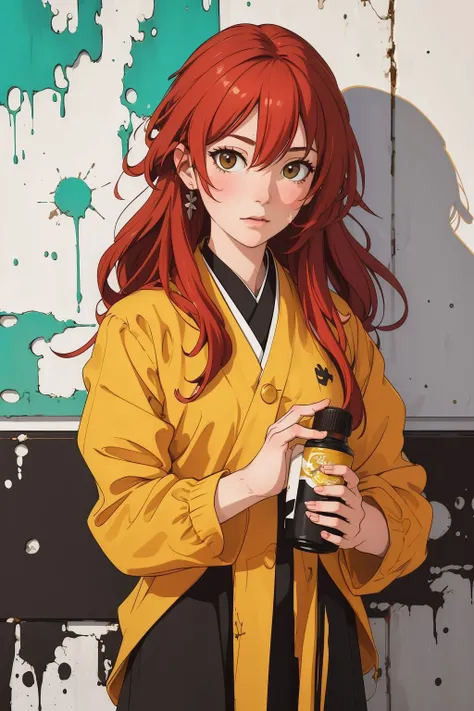 <lora:Himeko03:0.7>, himeko,1girl, art by Euan Uglow, Oil painting, Spray paint style, Skillful Female Chaplain, at Sunrise, Disgusting, Abstract Expressionism, Indirect light, (masterpiece, best quality, high quality, highres, ultra-detailed)