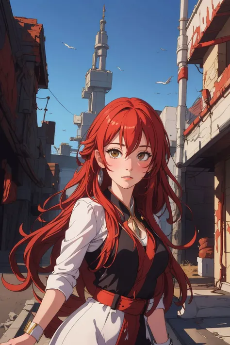 <lora:Himeko03:0.7>, himeko,1girl, , Beautiful Morbid lanky Persian Orsimer, background is [Skyscraper|The Burj Khalifa], Trillwave, spotlit, 35mm, (masterpiece, best quality, high quality, highres, ultra-detailed)