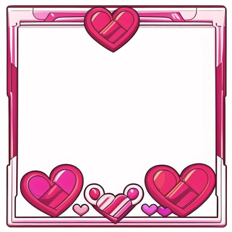 Masterpiece,High Quality,High resolution,The highest resolution,White background,Complicated details,Highest quality,no humans,game icon,game icon institute,head_frame,Heart,Rose,3D,Realistic,Gifts,Valentine's Day Theme, <lora:head_frame3-3:0.9>