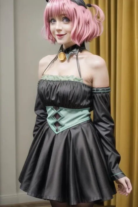 Beautiful Catrina Rose Crown, hair ornaments、Earrings、tattoo、good_punk, 1人のgirl, alone,、Highest quality, Realistic, Some very detailed illustrations, 美しい魅力的なアニメのgirl,(Mini Dress:1.4), miku hatsune, Slim body, Tied Hair,(Pink Hair:1.4),girl, Photo of, Full Body Shot, Beautiful Blue Eyes:1.4, Converted,Arete、hair ornaments、gem、miku hatsune、(Skull Knight Graveyard Wallpaper:1.4), Unreal Engine:1.4,Ultra-high resolution,Best Quality:1.4, Realistic:1.4, Skin Texture:1.4, masterpiece:1.8,(detailed:1.4),