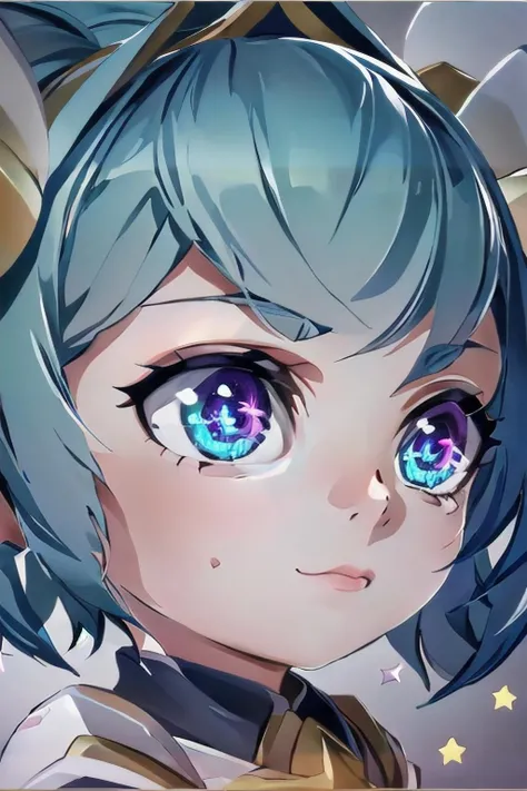 Highly detailed, High Quality, Masterpiece, beautiful, <lora:StarGuardianPoppy-10:1>, StarGuardianPoppy, yordle, 1girl, solo, <lora:GoingInsane:0.7>, GoingInsane, close-up,