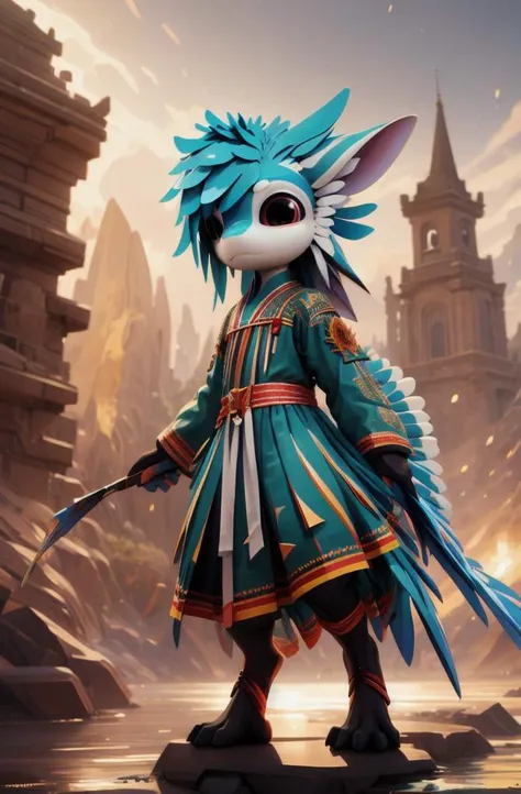 avali in traditional dress, dynamic scene, painting, blurry background <lora:vrcfurry_v2.1:0.8> <lora:gachaSplashLORA_gachaSplash31:1>