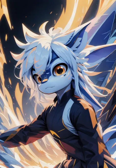thick lines, anime avali with white long hairs, dynamic hairs, dynamic scene, yellow eyes, comic, portrait <lora:vrcfurry_v2-000001:0.8> <lora:gachaSplashLORA_gachaSplash31:1>