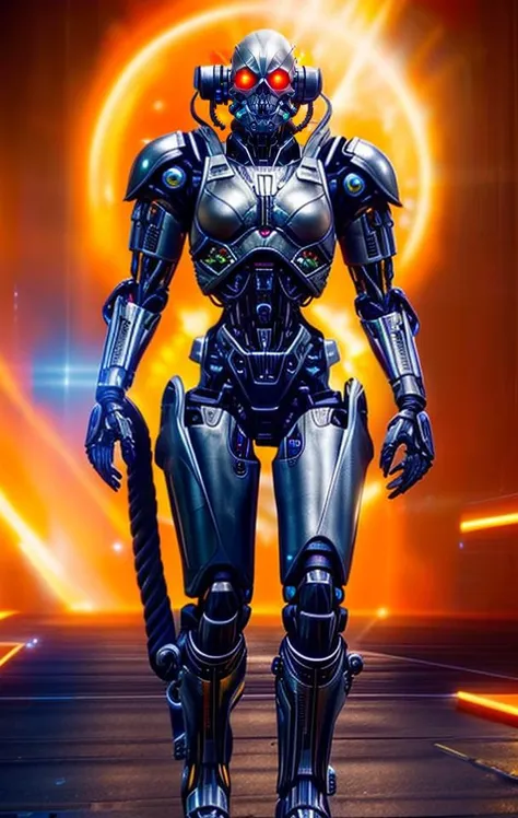 extremely detailed, (pov, 1girl, robot girl, (solo), bionic armor, metallic bones, steel and titanium skin, cybernetic skull mouth mask, mechanical joints, red LED eyes, rusted armor, readouts and displays, collar, short hair bob cut, extremely detailed fullbody armor, jetpack jet engines, dynamic background, glowing eyes, cyberpunk style, glowing aura), dynamic pose, android girl, cyberpunk, computer glitch, holograms, hacking, absurdres, in a hyper detailed room full of computers and computer screens, (best quality), digital illustration cyberdead, <lora:cyberdead2:0.6> <lora:add_detail:1.1>, different poses