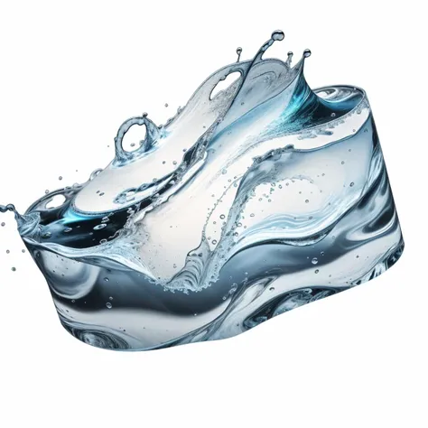 a (watercd:1.2, brightness, transparent:1.3) shoes, (abstract:1.3), (solo:1.2), water drop, dropping, <lora:watercd-000013:0.6>, no humans, high quality, masterpiece, realistic, photorealistic, (outdoors, on the surface of the water, the water splashed in all directions, full body, lens flare, blurry, dof),