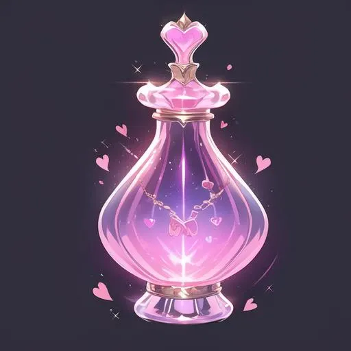 <lora:game icon institute_yanjiusuopingzi_v3:1> ,(Best quality),8k,masterpiece,((magic potion)),A bottles,solo,[heart decoration],(fantasy),(game cg),Black Background,3d render,HD Transparent background, (simple background:1.2)