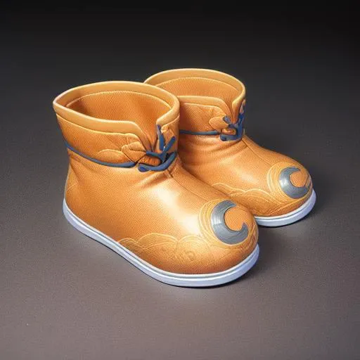 A pair of cloth shoes, reasonable structure, black bottom, high definition, Chinese style,(2D)