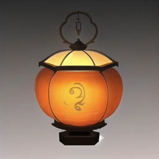 {an ancient Chinese lantern}, flower, leaf, cartoon, game icon (masterpiece), (reasonable structure)