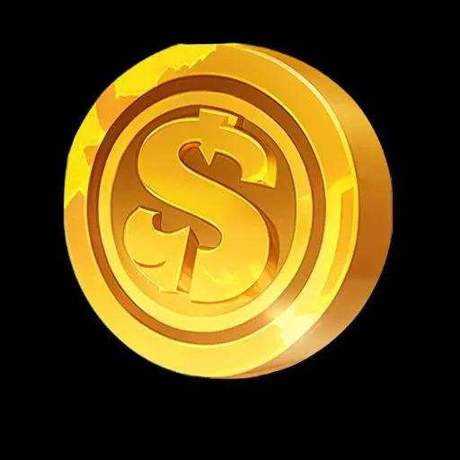 A gold coin with an $ on it, (masterpiece, top quality, official art, beautiful and aesthetic:1.2), Game ICON, masterpieces, HD Transparent background, Blender cycle, Volume light, No human, objectification, fantasy, Negative prompt, best quality,<lora:jinbione-000018:1>