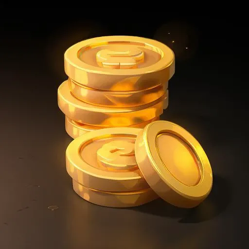 three round smooth gold coins, (masterpiece, top quality, official art, beautiful and aesthetic:1.2), Game ICON, masterpieces, HD Transparent background, Blender cycle, Volume light, No human, objectification, fantasy, Negative prompt, best quality, <lora:jinbi_icon-000018:1>