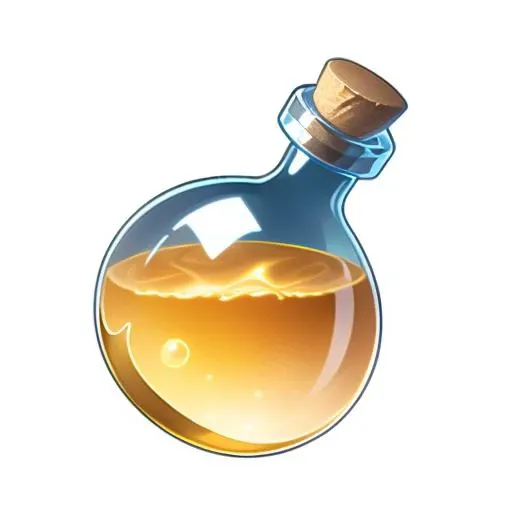 a bottle,gamebottle,no humans,still life,transparent,white background,reasonable structure,game icon,(2d ), <lora:bottle:0.6>