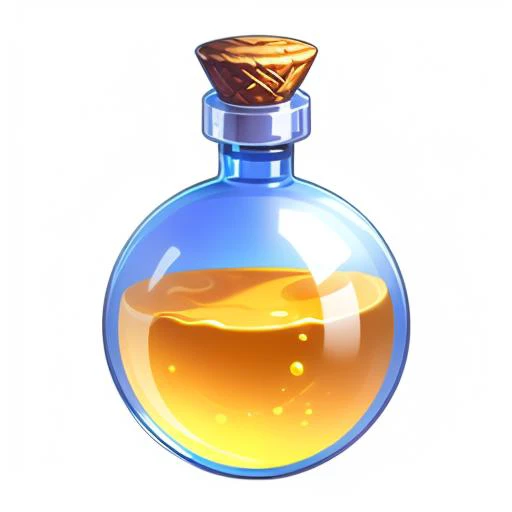 a bottle,gamebottle,no humans,still life,transparent,white background,reasonable structure,game icon,(2d ), <lora:bottle:0.6>