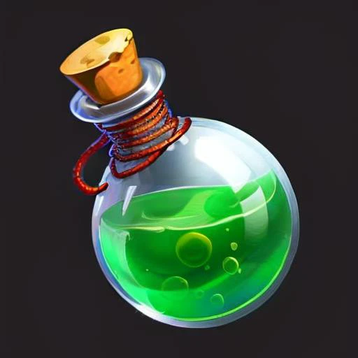 a bottle, gems, rope,reasonable structure, black
bottom, high definition, game icon,Chinese pattern,
Chinese style,(2d ),black background <lora:bottle:1>