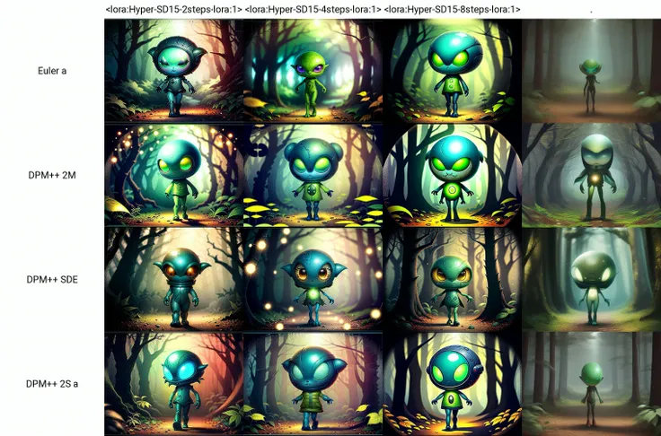 a cute alien walking in the woods, high detailed texture, high quality,
<lora:Hyper-SD15-2steps-lora:1>