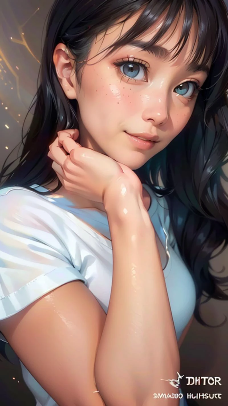 long-hair,
T-Shirts,
smile:0.3,
<lora:princess_test1:0.3>
(masterpiece, best quality, highres:1.2), (photorealistic:1.2), (intricate and beautiful:1.2), (detailed light:1.2), (colorful, dynamic angle), RAW photo, upper body shot, fashion photography, YOUR PROMPT, (highres textures), dynamic pose, bokeh, soft light passing through hair, (abstract background:1.3), (sharp), exposure blend, bokeh, (hdr:1.4), high contrast, (cinematic), (muted colors, dim colors, soothing tones:1.3), morbid