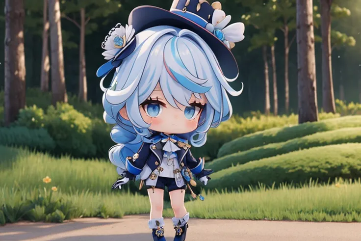 <lora:FurinaGI_00_01:0.8>, (masterpiece), (best quality), (detailed background, best lighting), ultra-detailed, highly detailed, (blush), solo,
<BRAKE>
(beach:1.4), forest, stone, on grass, on beach, (colorful flowers), shadow, sunlight, warm, side lighting,
<BRAKE>
frna, 1girl, long hair, looking at viewer, bangs, blue eyes, shirt, gloves, long sleeves, hat, hair between eyes, jewelry, closed mouth, blue hair, standing, jacket, full body, white shirt, braid, white hair, multicolored hair, earrings, shoes, shorts, black gloves, white gloves, streaked hair, short shorts, thigh strap, swept bangs, white socks, blue jacket, brooch, blue headwear, blue footwear, white shorts, blue gloves, tilted headwear, blue ascot