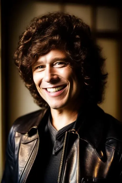 portrait photo of man (bumbury:1) smiling with a leather jacket, 8k <lora:add_detail:1>  <lyco:locon_perfecteyes_v1_from_v1_64_32:0.5>  <lora:bumbury:1>